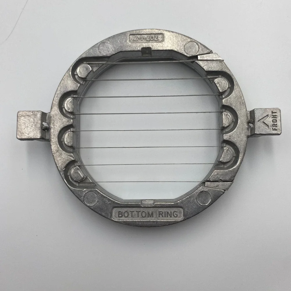 Vintage Veg-O-Matic‎ Replacement Bottom Cutting Ring Part 707-1-B Silver Metal